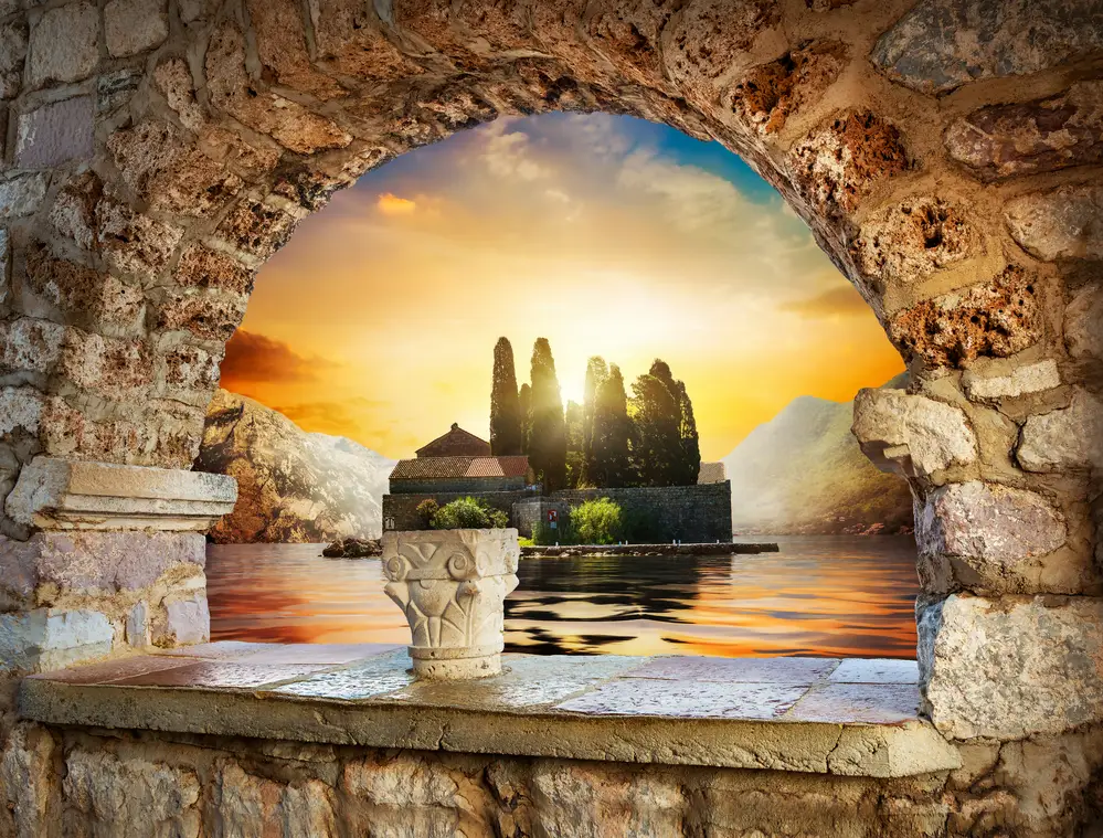 Isola di Gospa od Škrpjela e la leggenda della Madonna dello Scalpello 4 gospa od skrpela montenegro