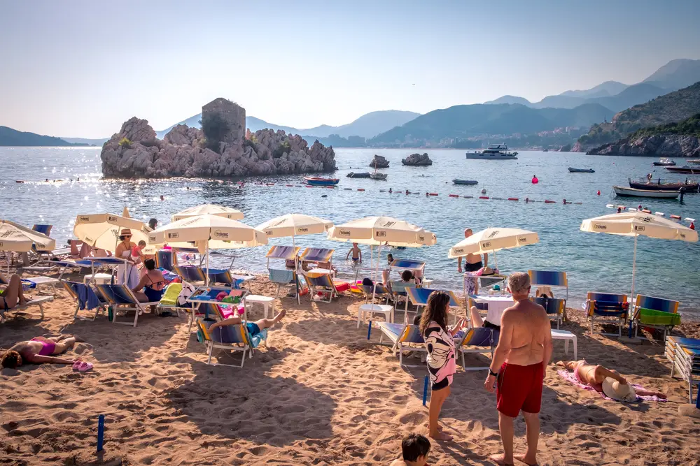 przno spiaggia budva montenegro