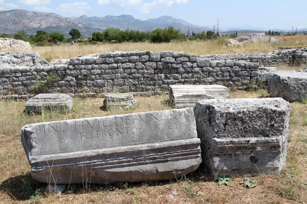 rovine doclea podgorica montenegro