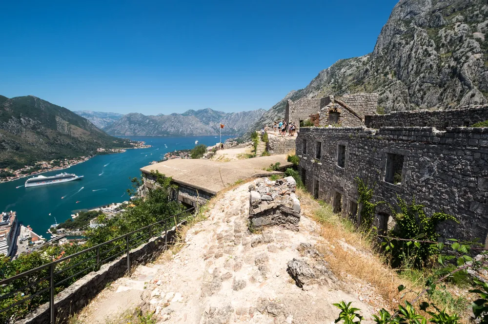 fortezza san giovanni kotor montenegro