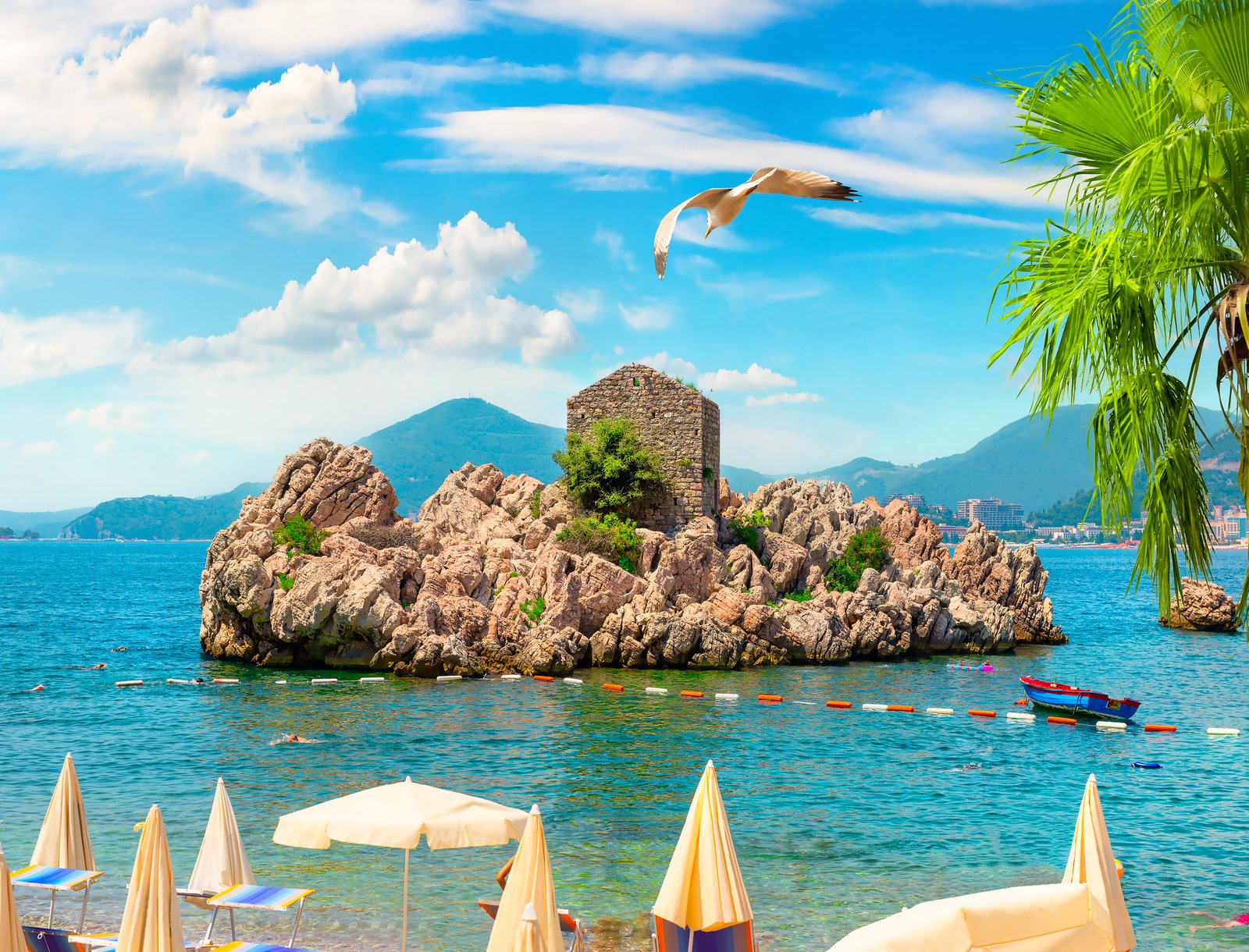 Le più belle spiagge di Budva 11 Spiaggia di Przno montenegro