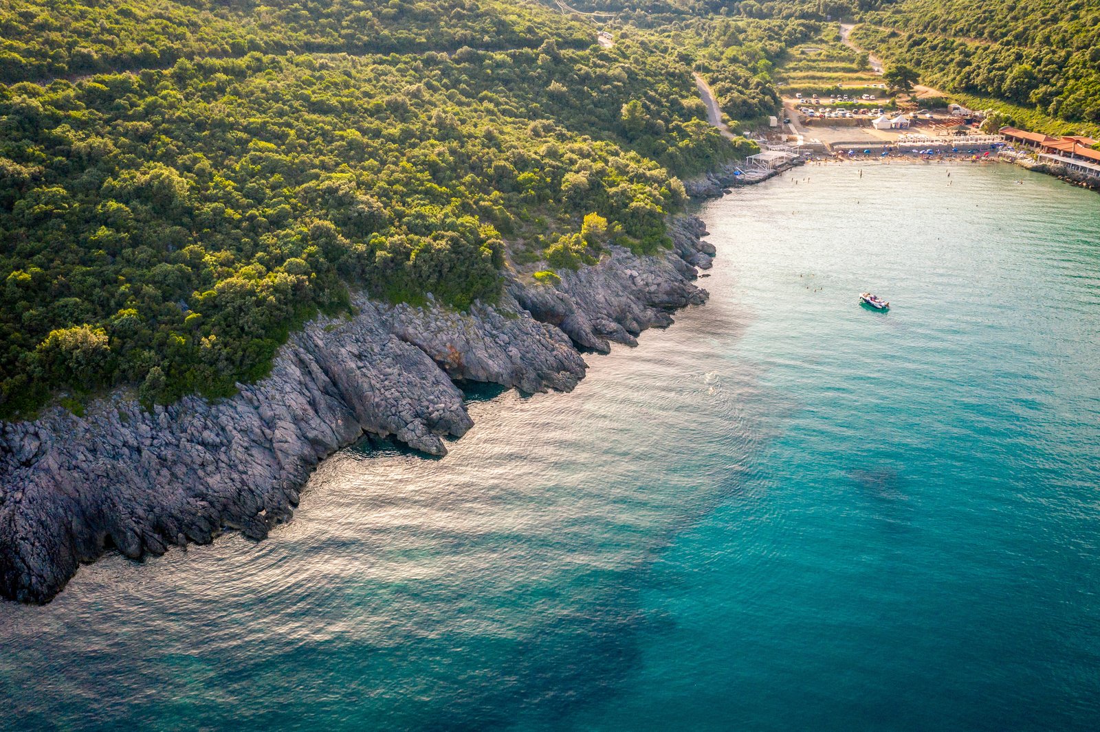 Le migliori spiagge di Kotor 8 Spiaggia di Trsteno Montenegro