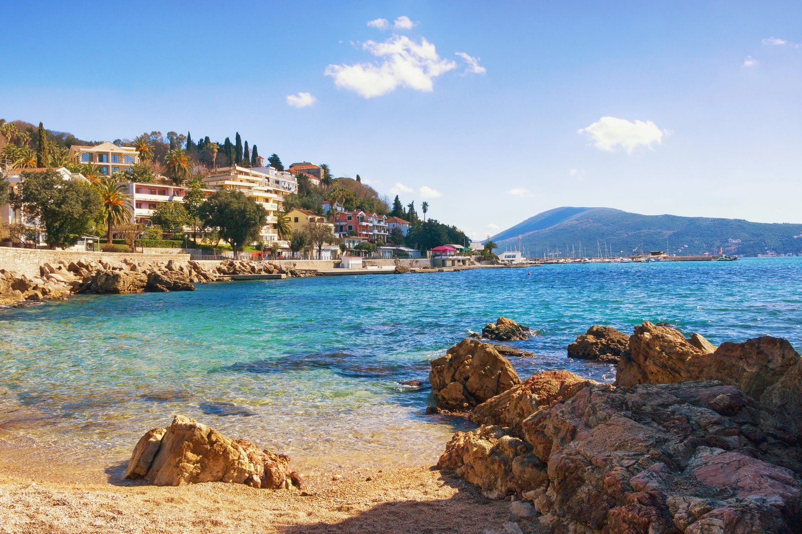 Migliori spiagge di Herceg Novi 6 spiaggia raffaello herceg novi montenegro